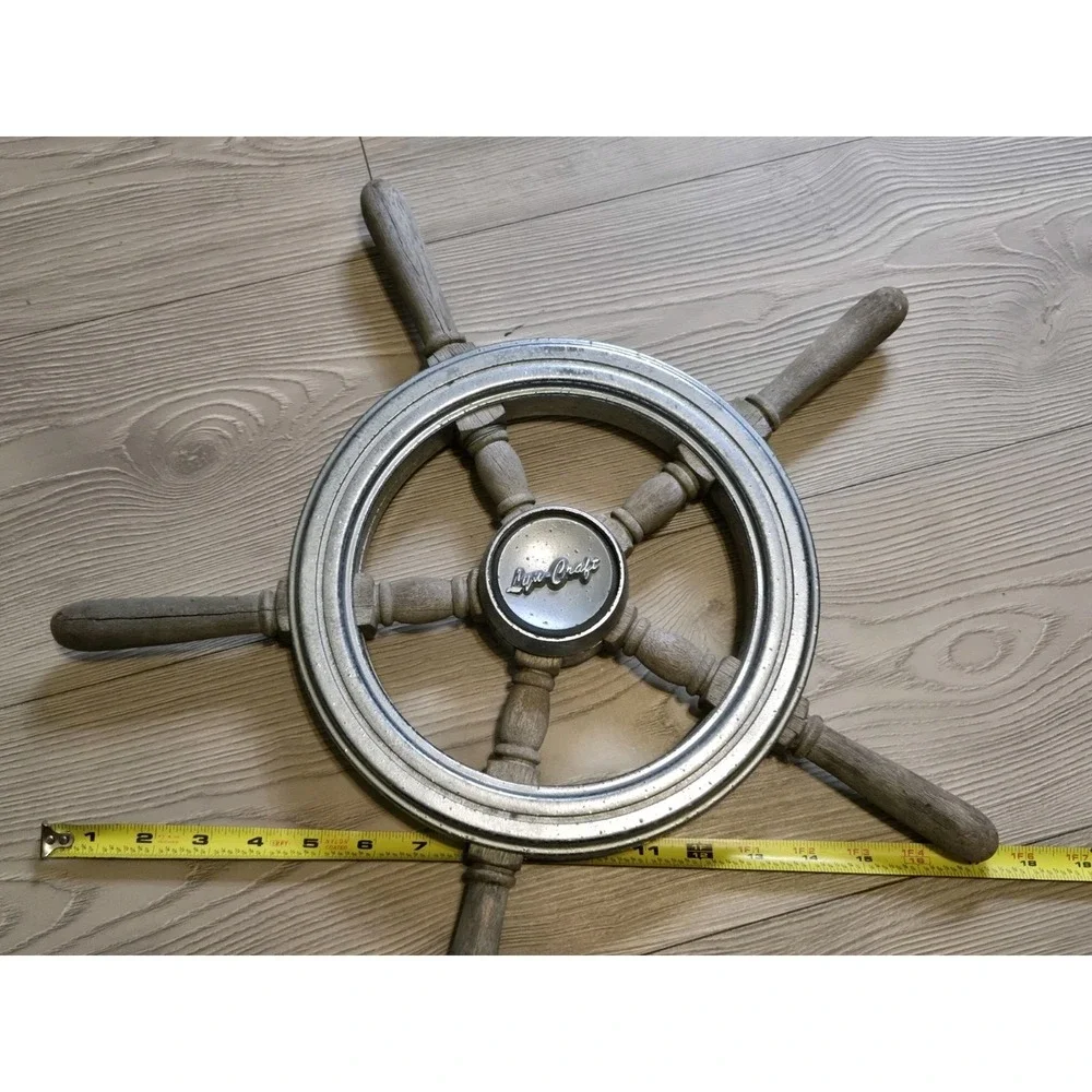 Vtg‎ Lyn-Craft Ship Steering Wheel Helm Lyncraft Boats Part Decoration